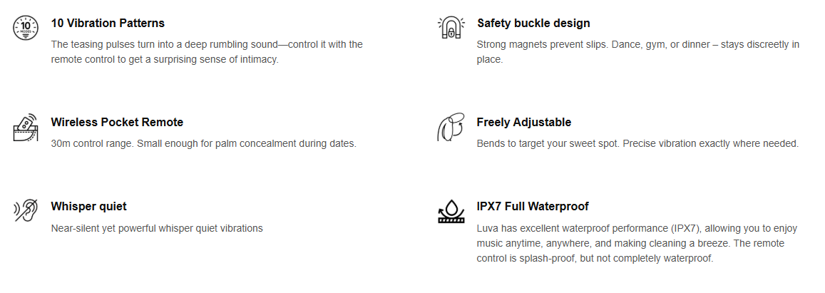 Lovexvibe Luva | Remote Control Wearable Vibrator