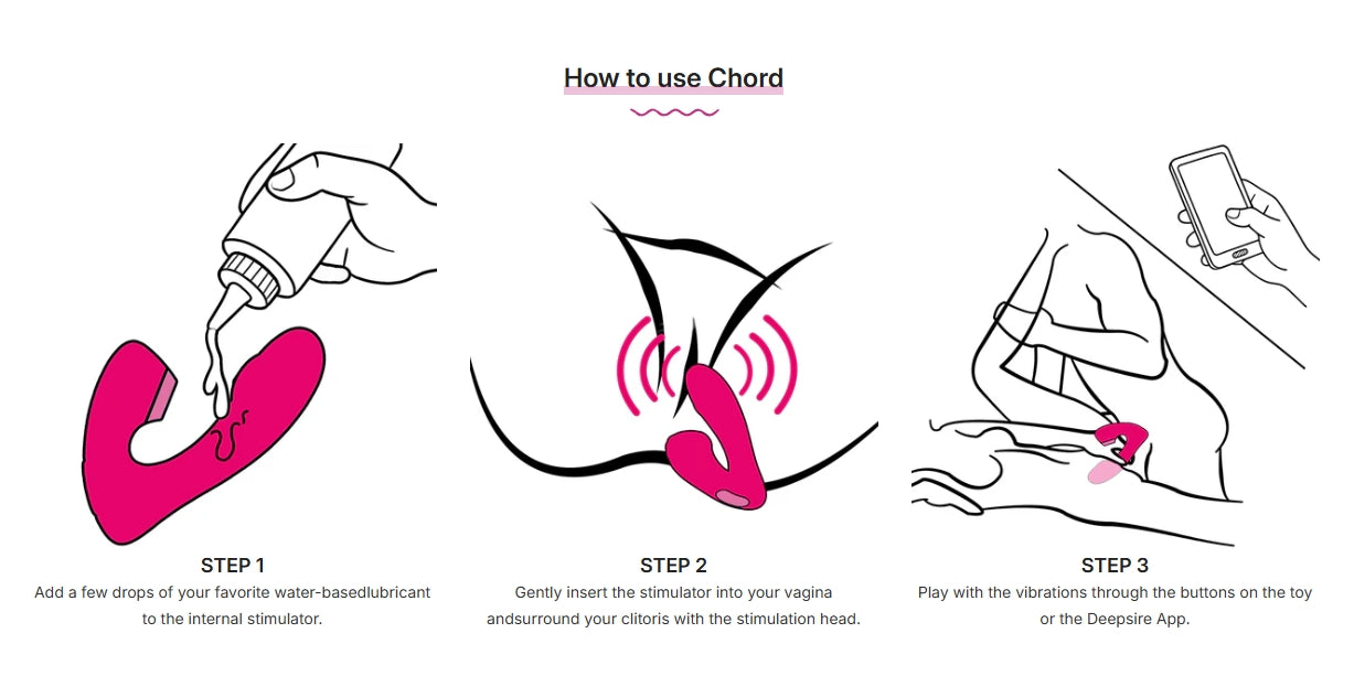 Lovexvibe Chord | App-Controlled Dual Vibrator