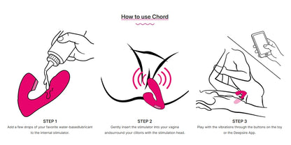 Lovexvibe Chord | App-Controlled Dual Vibrator