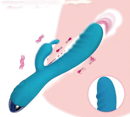 Lovexvibe Blaze | Heated Dual-Action Rabbit Vibrator