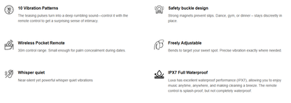 Lovexvibe Luva | Remote Control Wearable Vibrator